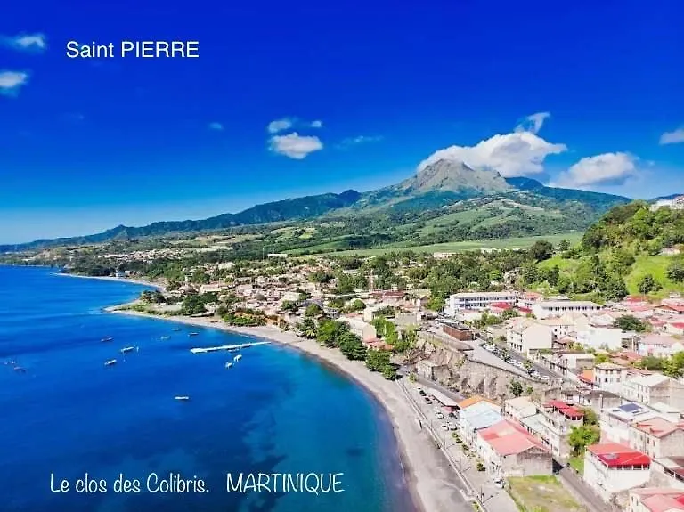 Lodge Colibris: Panoramic Sea and Mountain Views near Caribbean Beach Le Carbet